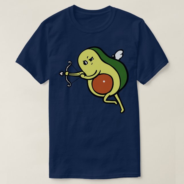 Avocado Cupid  T-Shirt (Design Front)
