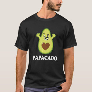 Avocado Dad Vegan Guacamole Avocado Papacado Fathe T-Shirt