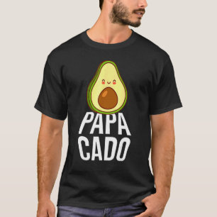 Avocado Dad   Vegan Guacamole Avocado Papacado T-Shirt