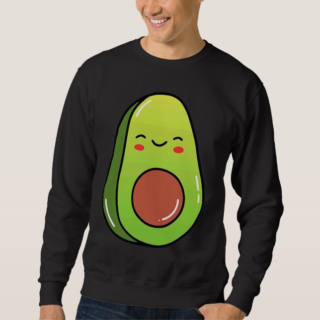 Avocado Dancing Vegetables For Babies And Toddlers Sweatshirt (Front)