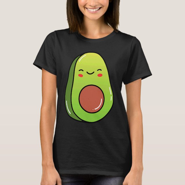 Avocado Dancing Vegetables For Babies And Toddlers T-Shirt (Front)