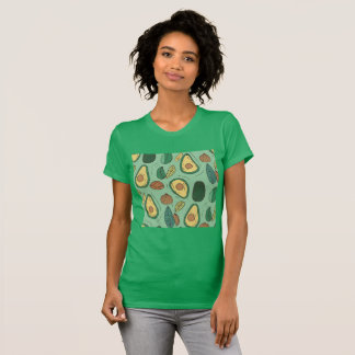 Avocado Delight for Joyful Vibes Green T-Shirt