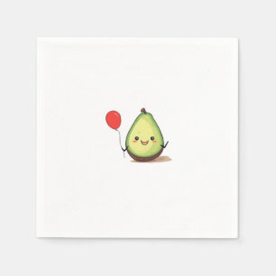 Avocado design, avocado theme napkin