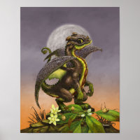 Avocado Dragon 11x14 (4x6 and up)