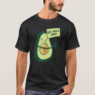 Avocado Eat More Salsa Vegan Food Kids Women T-Shirt