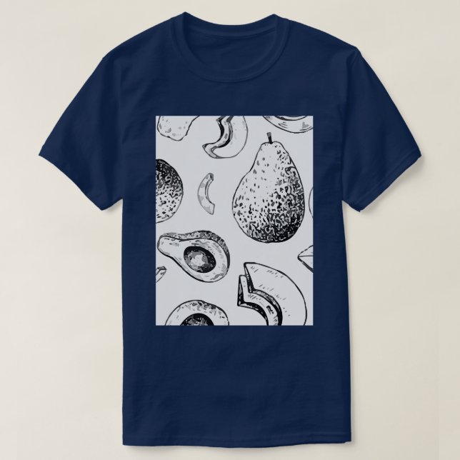 Avocado Exotic Tropical Flavour T-Shirt (Design Front)