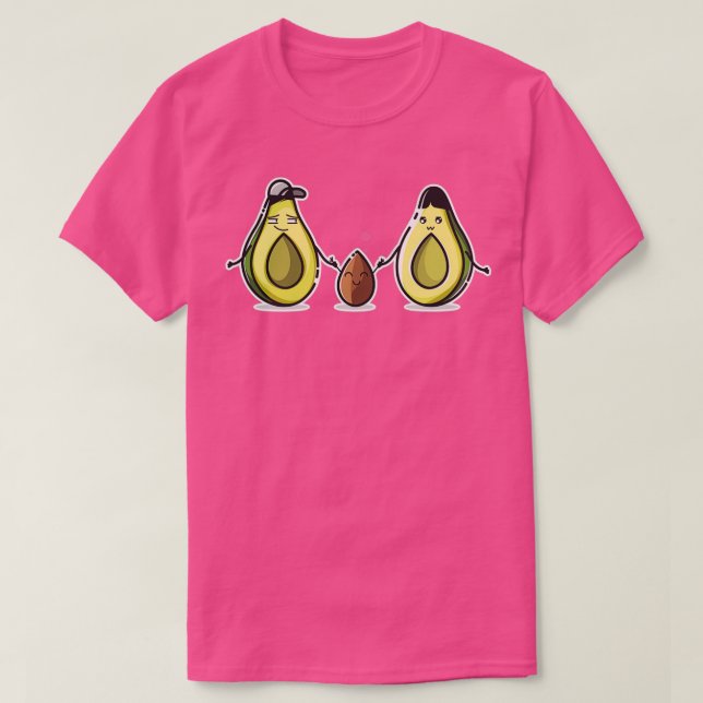 Avocado family 3 T-Shirt (Design Front)