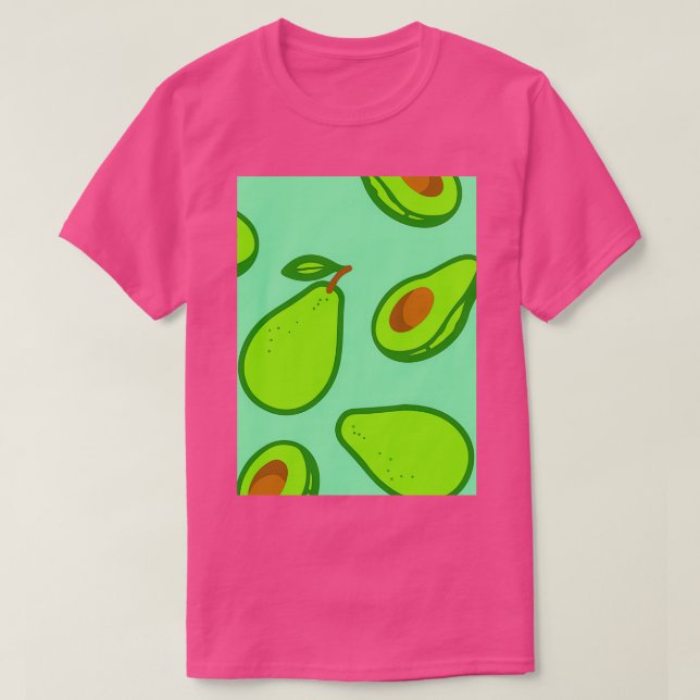 Avocado Fashion Beauty Style Classic TShirt (Design Front)