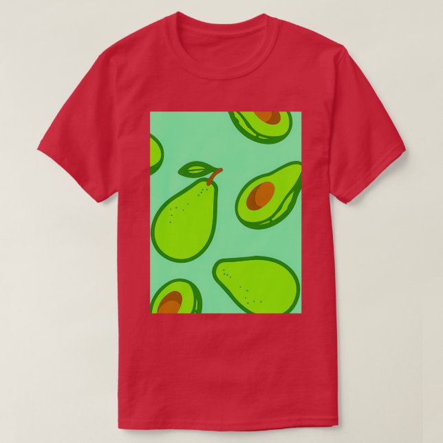 Avocado Fashion Beauty Style T-Shirt (Design Front)