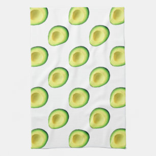 Avocado Fiesta Guacamole Green 4Flo Tea Towel