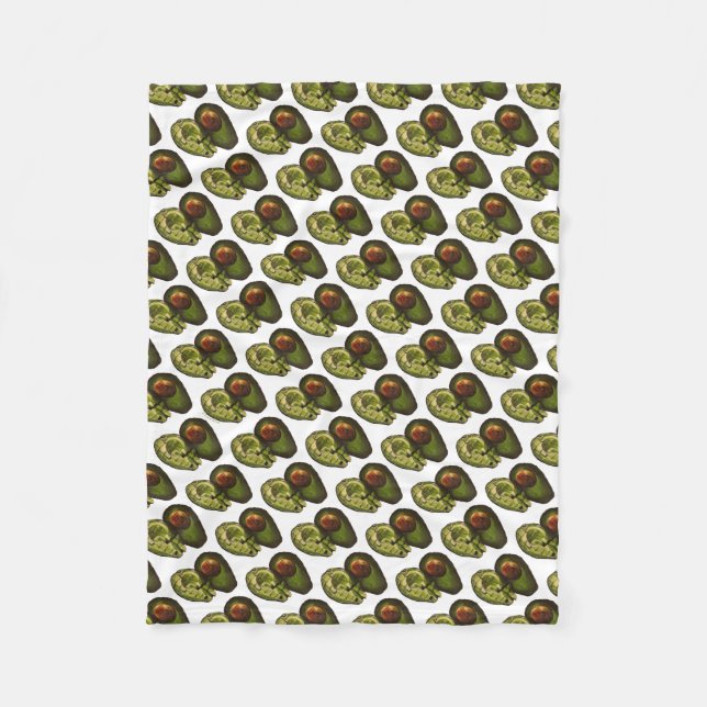 Avocado Fleece Blanket (Front)