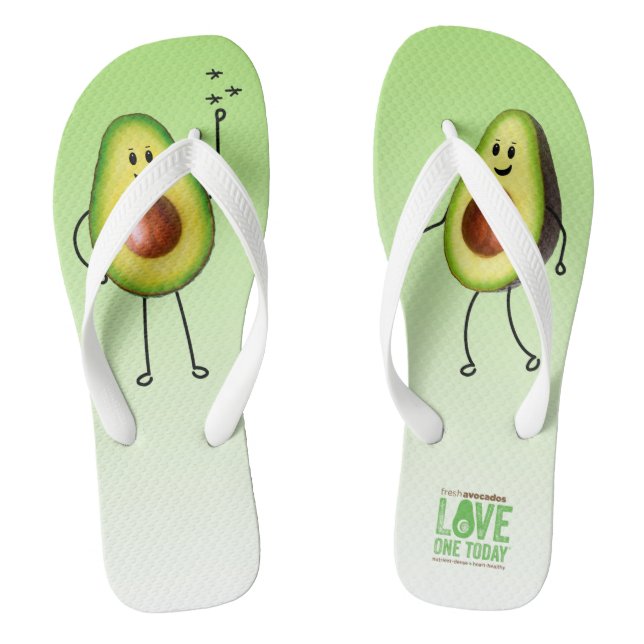 Avocado Flip Flops (Footbed)
