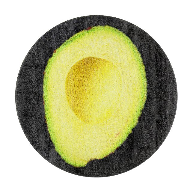 "Avocado Fruit" Cute Photo. Buy Now Cutting Board (Front)