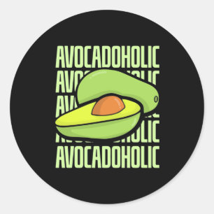 Avocado Fruit Food Classic Round Sticker