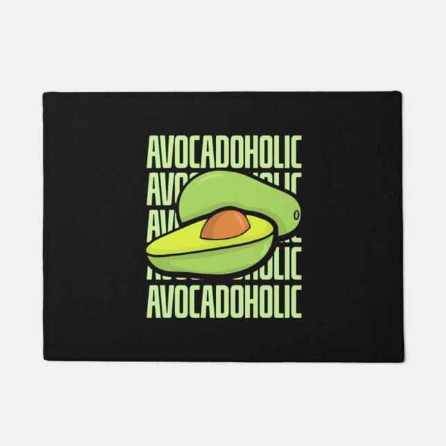 Avocado Fruit Food Doormat (Front)