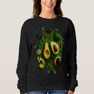 Avocado Fruit Gardening Veggies Men Women Sweatshirt