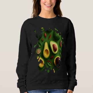 Avocado Fruit Gardening Veggies Men Women Sweatshirt