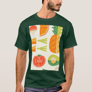 Avocado Fruits Charming Style T-Shirt