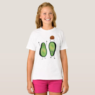 Avocado funny cheering handstand green pit T-Shirt