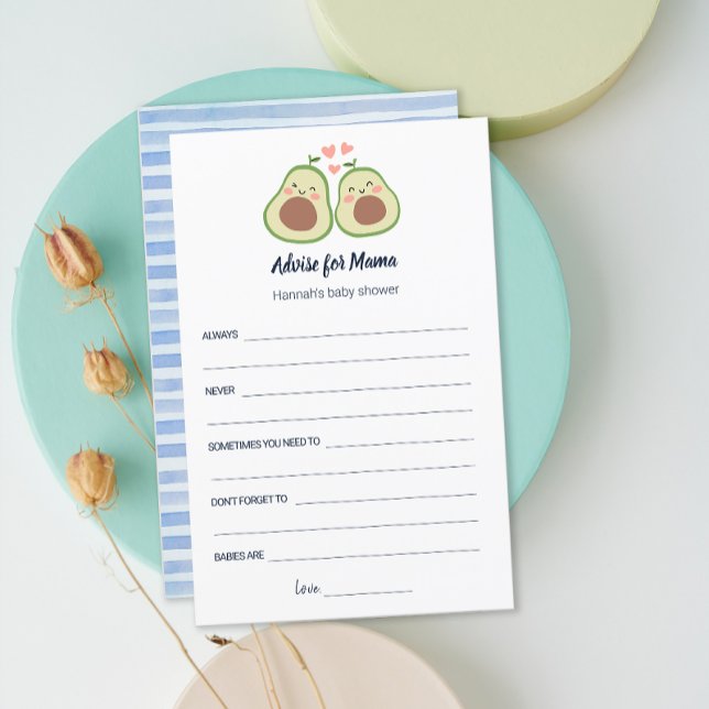 Avocado Gender Neutral Baby Shower Advice Mama (Avocado Gender Neutral Baby Shower Advice Mama)
