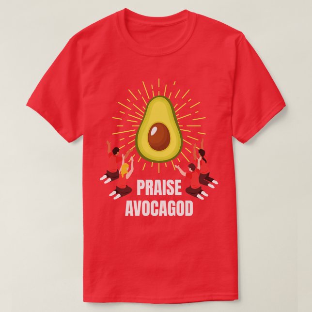 Avocado God  T-Shirt (Design Front)