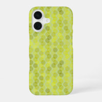 Avocado green and yellow dots