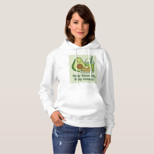 Avocado & Green Smoothie – Stay Smooth, Stay Green Hoodie