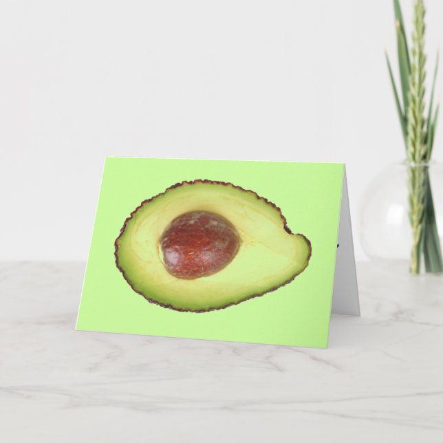 Avocado greeting card (Front)