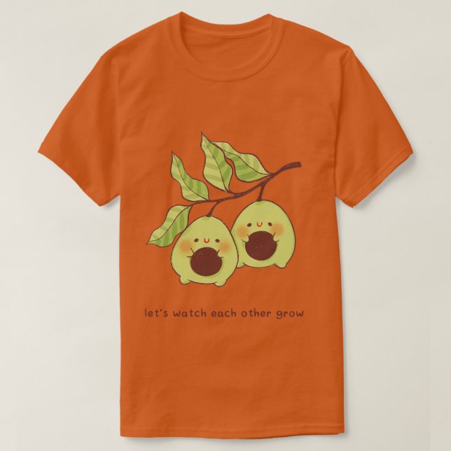 Avocado Growth  T-Shirt (Design Front)