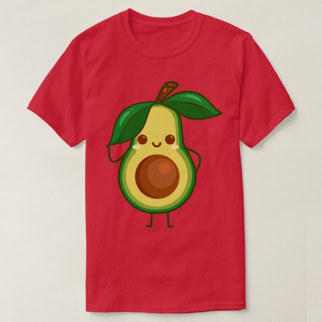 Avocado Guacamole T T-Shirt (Design Front)
