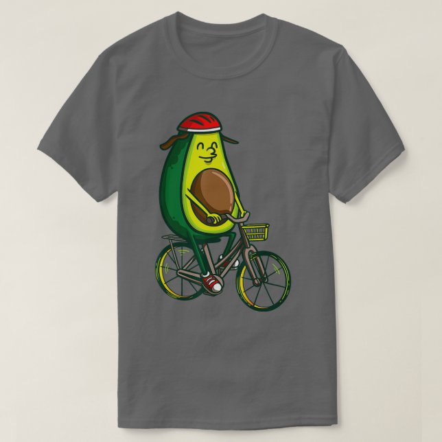 Avocado Guacamole Vegan Girls Keto Diet T-Shirt (Design Front)