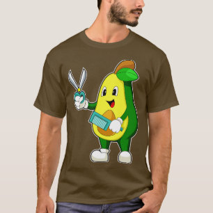 Avocado Hairdresser Scissors Comb T-Shirt