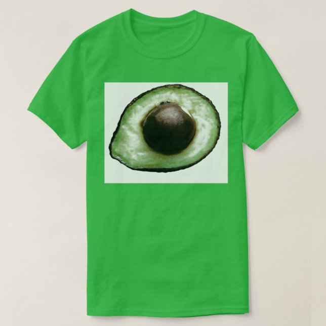 Avocado half drawing with colour T-Shirt (Design Front)