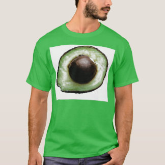 Avocado half drawing with colour T-Shirt