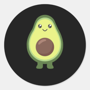 Avocado Halloween Costume Funny Avocados Classic Round Sticker