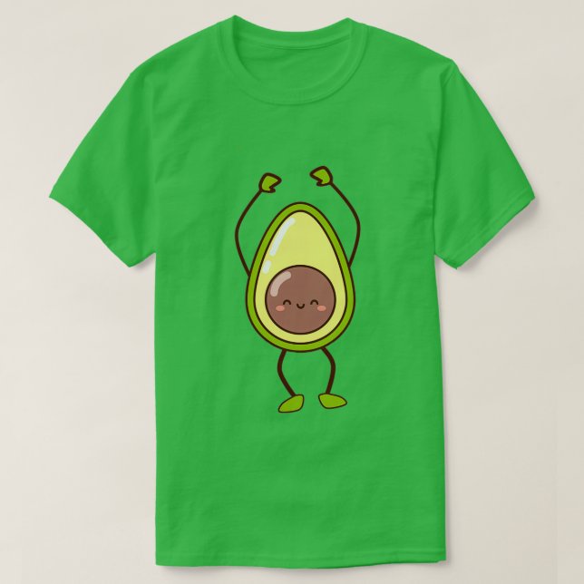 Avocado hands up party T-Shirt (Design Front)