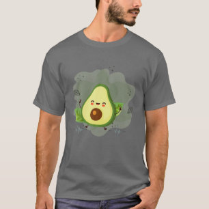 Avocado Heartbeat Avocado Gift Vegan Men Women T-Shirt