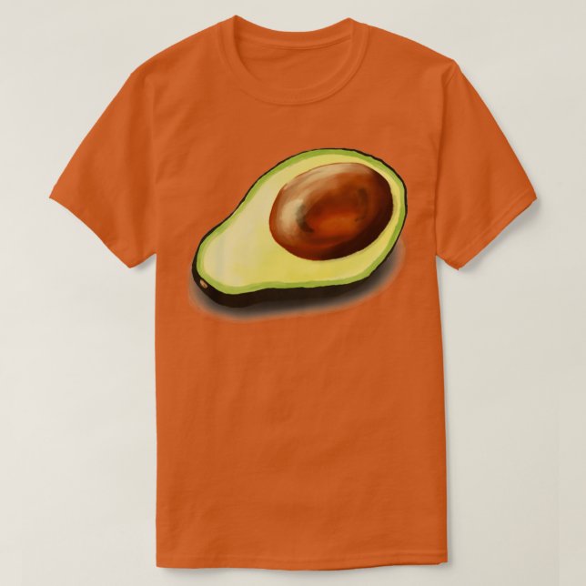 Avocado Hoodie T-Shirt (Design Front)