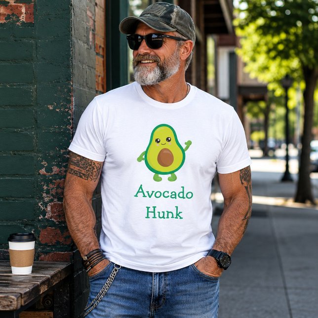 Avocado Hunk Trendy Hipster T-Shirt (Creator Uploaded)