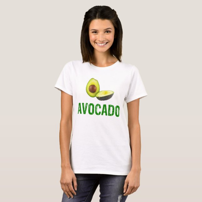 Avocado, I love avocado T-Shirt (Front Full)