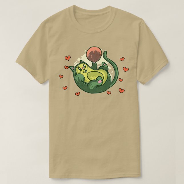 Avocado Is My Valentine 48 T-Shirt (Design Front)