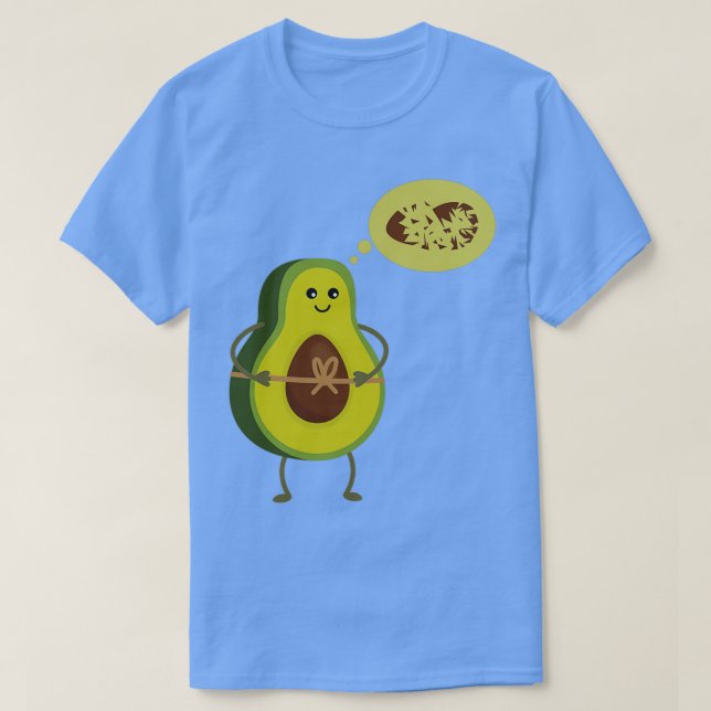 Avocado Issues Smart Avocado T-Shirt (Design Front)