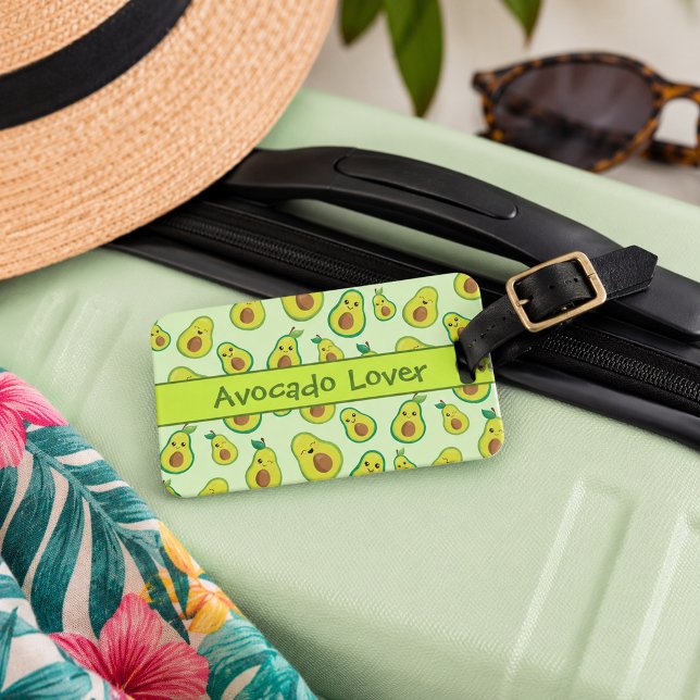 Avocado Joy Green Luggage Tag (Creator Uploaded)