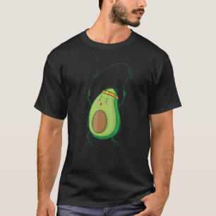 Avocado Jumps With A Skipping Rope T-Shirt
