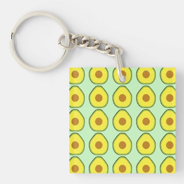Avocado Key Ring (Front)