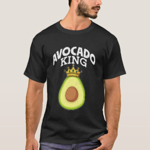 Avocado King Crown Funny AVO Lover Healthy Eating T-Shirt