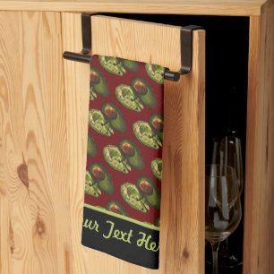 Avocado Kitchen Towel - Optional Personalisation