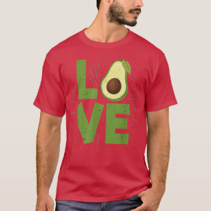Avocado Love Funny Food Avocados Lover Vegan T-Shirt