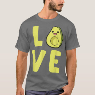 Avocado Love Guacamole Healthy Food Vegan Avocados T-Shirt