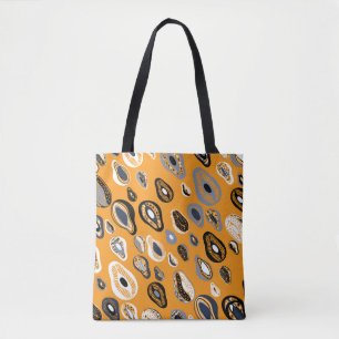 Avocado Love: Organic Vintage Style Tote Bag